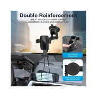 Универсальный автодержатель Vention 4.7-7.2" с присокой, черный (KCOB0) - Изображение 6