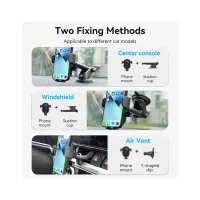 Универсальный автодержатель Vention 4.7-7.2" с присокой, черный (KCOB0) - Изображение 8