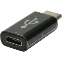 Перехідник PowerPlant micro USB to Type C (KD00AS1260) - 1
