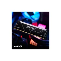 Модуль пам'яті для комп'ютера DDR4 16GB (2x8GB) 3200 MHz Beast Black Kingston Fury (ex.HyperX) (KF432C16BB2AK2/16WP) - 10