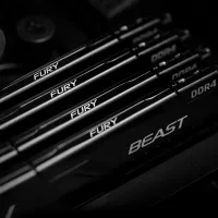 Модуль пам'яті для комп'ютера DDR4 32GB 3200 MHz Fury Beast Black Kingston Fury (ex.HyperX) (KF432C16BB/32) - 12