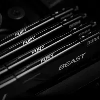 Модуль пам'яті для комп'ютера DDR4 16GB (2x8GB) 3200 MHz Fury Beast Black Kingston Fury (ex.HyperX) (KF432C16BBK2/16) - 12