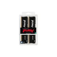 Модуль пам'яті для комп'ютера DDR4 16GB (2x8GB) 3200 MHz Black Kingston Fury (ex.HyperX) (KF432C16BBK2/16WP) - 6