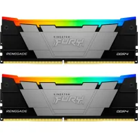 Модуль пам'яті для комп'ютера DDR4 64GB (2x32GB) 3200 MHz FURYRenegadeRGB Kingston Fury (ex.HyperX) (KF432C16RB2AK2/64) - 1