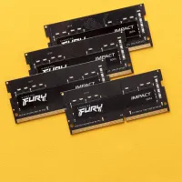 Модуль пам'яті для ноутбука SoDIMM DDR4 16GB (2x8GB) 3200 MHz Fury Impact Kingston Fury (ex.HyperX) (KF432S20IBK2/16) - 5