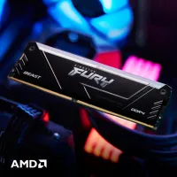 Модуль пам'яті для комп'ютера DDR4 16GB 3600 MHz Beast RGB Kingston Fury (ex.HyperX) (KF436C18BB2A/16) - 10