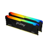 Модуль пам'яті для комп'ютера DDR4 32GB (2x16GB) 3600 MHz FURY Beast RGB Kingston Fury (ex.HyperX) (KF436C18BB2AK2/32) - 2