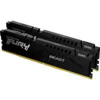Модуль пам'яті для комп'ютера DDR5 16GB (2x8GB) 5200 MHz FURY Beast Black Kingston Fury (ex.HyperX) (KF552C40BBK2-16) - 2