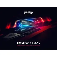 Модуль пам'яті для комп'ютера DDR5 64GB (2x32GB) 5200 MHz Beast Black Kingston Fury (ex.HyperX) (KF552C40BBK2-64) - 4