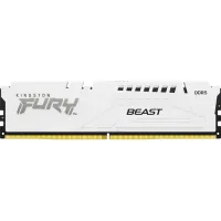 Модуль пам'яті для комп'ютера DDR5 16GB 5200 MHz FURY Beast White Kingston Fury (ex.HyperX) (KF552C40BW-16) - 1