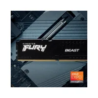 Модуль пам'яті для комп'ютера DDR5 64GB (2x32GB) 5600 MHz Fury Beast Black Kingston Fury (ex.HyperX) (KF556C36BBE2K2-64) - 11