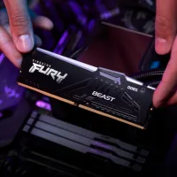 Модуль пам'яті для комп'ютера DDR5 64GB 5600 MHz Beast RGB EXPO Black Kingston Fury (ex.HyperX) (KF556C36BBEA-64) - 4