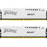 Модуль пам'яті для комп'ютера DDR5 32GB (2x16GB) 5600 MHz Beast White Kingston Fury (ex.HyperX) (KF556C36BWEK2-32) - 1