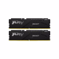 Модуль пам'яті для комп'ютера DDR5 128GB (2x64GB) 5600 MHz Beast Black Kingston Fury (ex.HyperX) (KF556C40BBK2-128) - Image 1