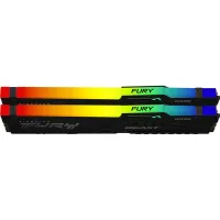 Модуль пам'яті для комп'ютера DDR5 32GB (2x16GB) 6000 MHz Beast RGB Kingston Fury (ex.HyperX) (KF560C30BBAK2-32) - 3