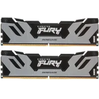 Модуль пам'яті для комп'ютера DDR5 96GB (2x48GB) 6000 MHz Renegade Silver XMP Kingston Fury (ex.HyperX) (KF560C32RSK2-96) - Зображення 1