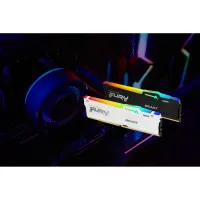 Модуль пам'яті для комп'ютера DDR5 32GB (2x16GB) 6000 MHz Beast RGB EXPO White Kingston Fury (ex.HyperX) (KF560C36BWE2AK2-32) - Зображення 7