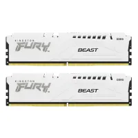 Модуль памяти для компьютера DDR5 64GB (2x32GB) 6400 MHz Beast White EXPO Kingston Fury (ex.HyperX) (KF564C32BWEK2-64) - Изображение 1