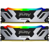 Модуль пам'яті для комп'ютера DDR5 96GB (2x48GB) 6400 MHz Renegade RGB XMP Kingston Fury (ex.HyperX) (KF564C32RSAK2-96) - 1