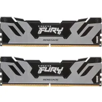 Модуль пам'яті для комп'ютера DDR5 96GB (2x48GB) 6400 MHz Renegade Silver XMP Kingston Fury (ex.HyperX) (KF564C32RSK2-96) - 1