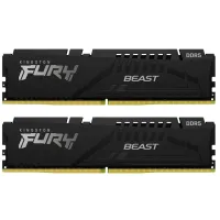 Модуль пам'яті для комп'ютера DDR5 32GB (2x16GB) 6800 MHz Beast Black EXPO Kingston Fury (ex.HyperX) (KF568C34BBEK2-32) - 1