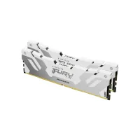 Модуль пам'яті для комп'ютера DDR5 32GB (2x16GB) 8000 MHz Renegade White Kingston Fury (ex.HyperX) (KF580C38RWK2-32) - Зображення 1