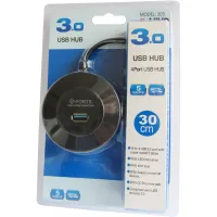 Концентратор Maiwo USB 3.1 Type-C - 4 port USB 3.0 Type-А, cable 30 cm (KH304) - 3