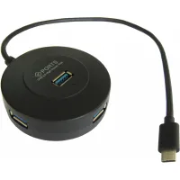Концентратор Maiwo USB 3.1 Type-C - 4 port USB 3.0 Type-А, cable 30 cm (KH304) - 1