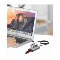 Концентратор Maiwo USB 3.0 Type-A / Type-C to 7х USB3.0 (KH700) - 8