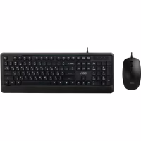 Комплект AOC KM220B USB UA Black (KM220B/97) - Image 1