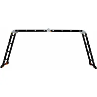 Драбина GTM трансформер 4*4сх. 1,17-4,6м анодований алюміній (KMP404A) - 2