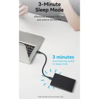 Карман внешний Vention 2.5" HDD/SSD USB 3.0 Micro-B Black (KPAB0) - Изображение 4