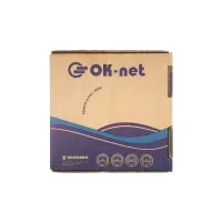 Кабель мережевий OK-Net UTP 100м cat.5e (U/UTP-cat.5E) (КПВ-ВП (100) 4х2х0,49 / 100) - 2