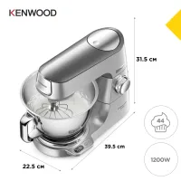 Кухонний комбайн Kenwood KVC 85.594 SI (KVC85.594 SI) - Зображення 5