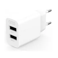 Зарядний пристрій XO L109 12W 2xUSB-A White (L109_White) - 2
