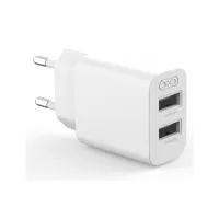 Зарядний пристрій XO L109 12W 2xUSB-A White (L109_White) - 1