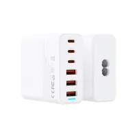 Зарядний пристрій XO L133 3xUSB-A + 3xUSB-C 75W White (L133.white) - Зображення 2