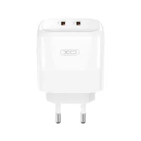 Зарядний пристрій XO L140 35W 2xUSB-C PD White (L140_White) - 2