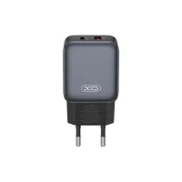 Зарядний пристрій XO L156 USB-C PD30W + USB-A QC3.0 Black (L156.black) - 2