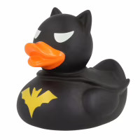 Іграшка для ванної Funny Ducks Качка Летюча Миша чорна (L1889) - Image 1