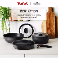 Набір посуду Tefal Ingenio Inspiration, 6 предметів, чорний (L867S604) - Image 3
