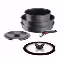 Набір посуду Tefal Ingenio Inspiration, 6 предметів, чорний (L867S604) - Image 1