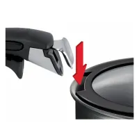 Кришка для посуду Tefal Ingenio, набір 3 шт, скло, пластик, чорний (L9849053) - Зображення 2