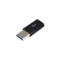 Перехідник Type-C to Micro USB Lapara (LA-Type-C-MicroUSB-adaptor black) - 1