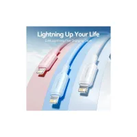 Дата кабель USB 2.0 AM to Lightning 1.0m 2.4A black Vention (LAMBF) - Зображення 2