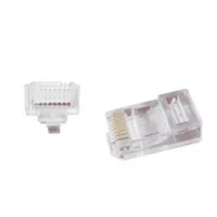 Конектор Cablexpert RJ45 cat.5e UTP 8P8C (сквозное отв., позолоч. конт.) 10 шт (LC-PTU-01/10) - 2
