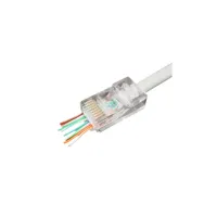 Коннектор RJ45 cat.5e UTP 8P8C (сквозное отв., позолоч. конт.) 100 шт Cablexpert (LC-PTU-01/100) - Изображение 2