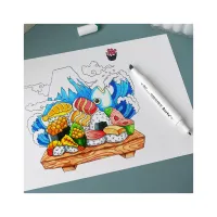 Художественный маркер Arrtx Спиртовые Alp ASM-0290B 90 цветов (LC302475) - Изображение 4