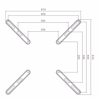 Кронштейн Brateck LCD-201F - Image 5