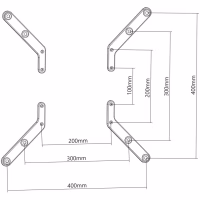 Кронштейн Brateck LCD-201R - Image 3